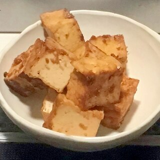 厚揚げ豆腐の生姜醤油炒め
